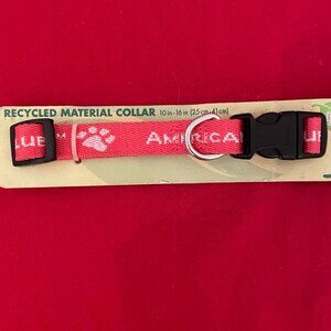 Dog Collar: Pink Paw Print Snap Buckle, Medium
